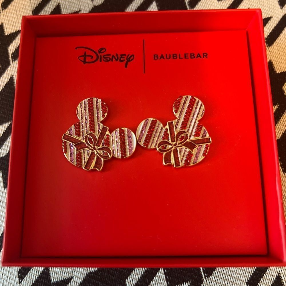 Disney x Baublebar Mickey Mouse Christmas Earrings